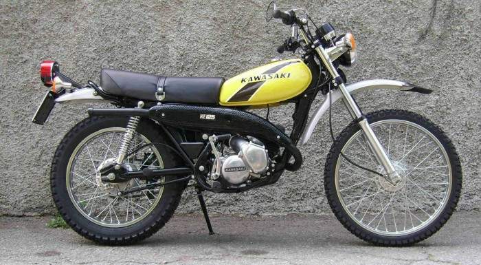 Мотоцикл Kawasaki KE 125 1975 фото