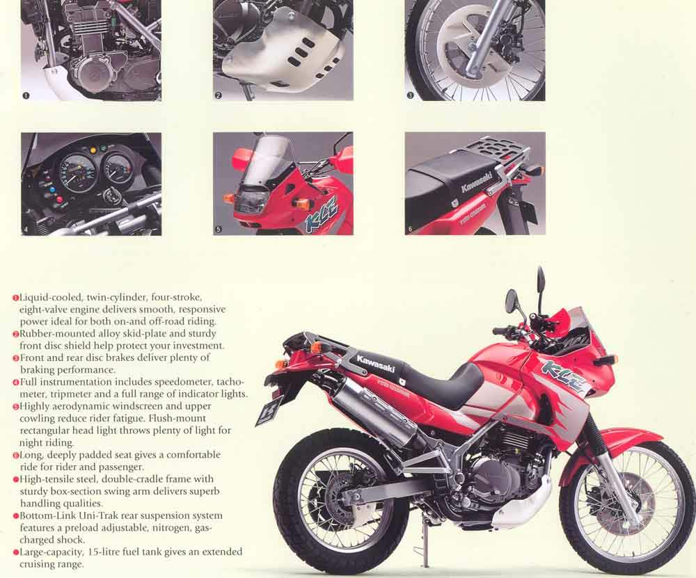 Мотоцикл Kawasaki KLE 500 1996 фото