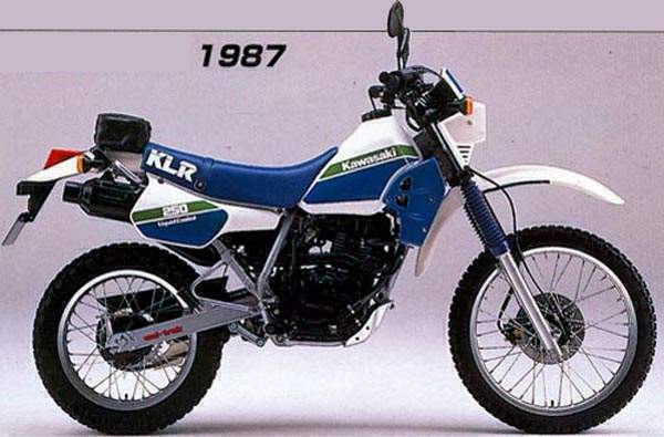 Мотоцикл Kawasaki KLR 250 1986 фото