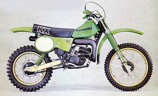 Мотоцикл Kawasaki KX 125 1979