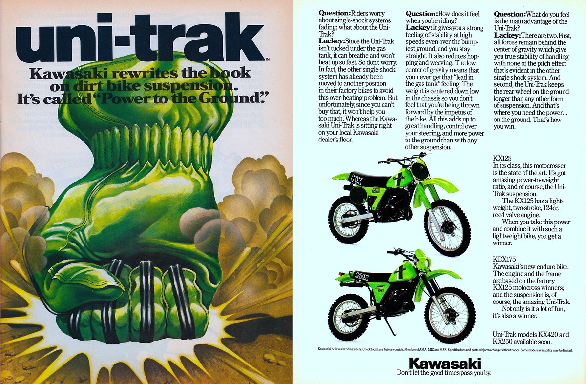 Мотоцикл Kawasaki KX 125 1980