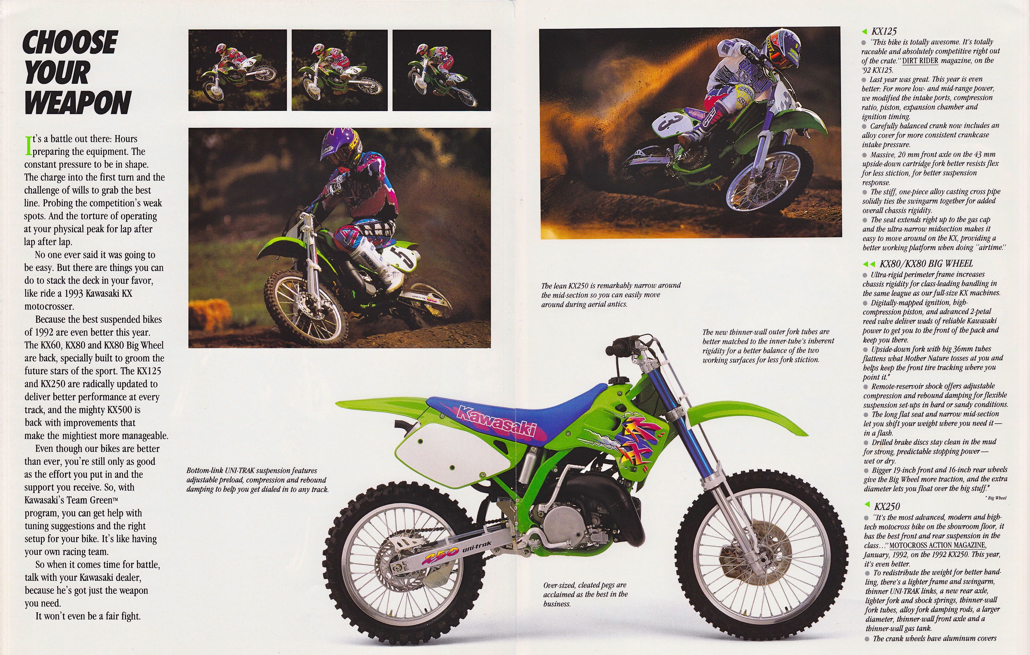 Мотоцикл Kawasaki KX 125 1993