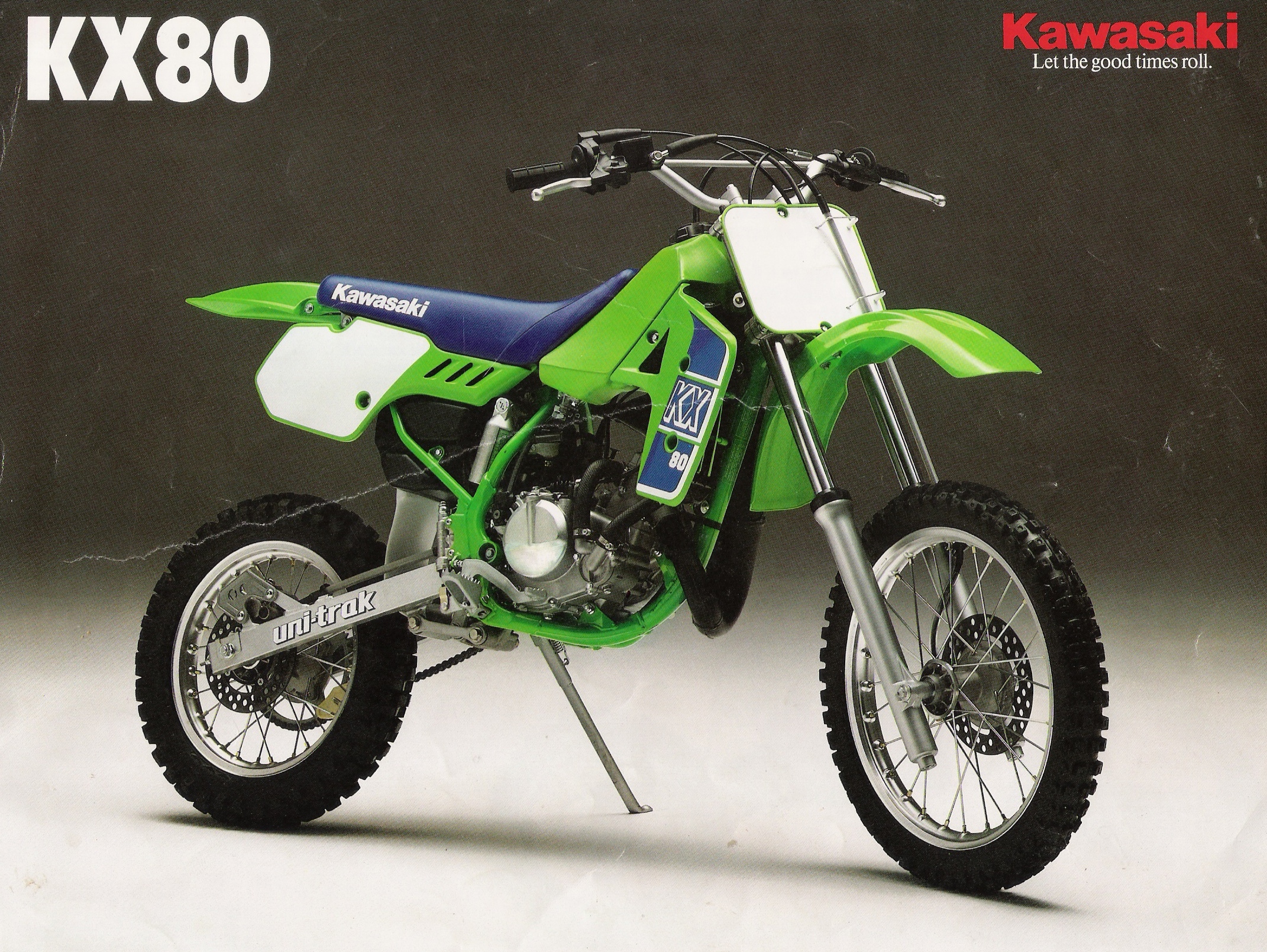 Мотоцикл Kawasaki KX 80 1989