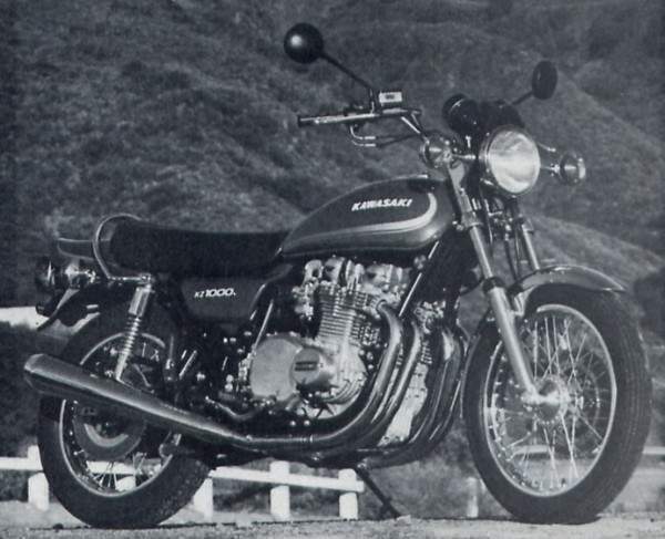 Мотоцикл Kawasaki Z 1000A1 1976 фото
