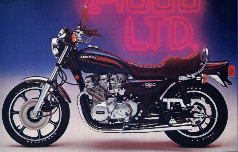 Мотоцикл Kawasaki Z 1000LTD 1980 фото