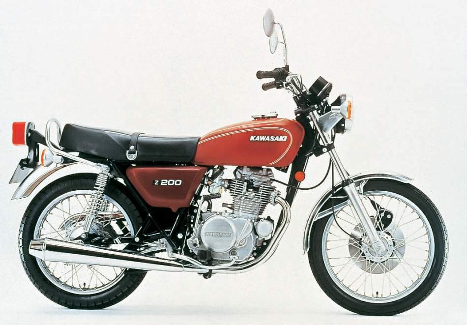 Мотоцикл Kawasaki Z 200 1977 фото