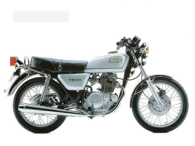 Мотоцикл Kawasaki Z 200 1979 фото