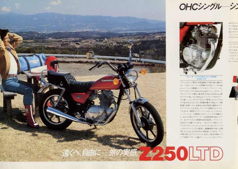 Мотоцикл Kawasaki Z 250LTD 1980 фото