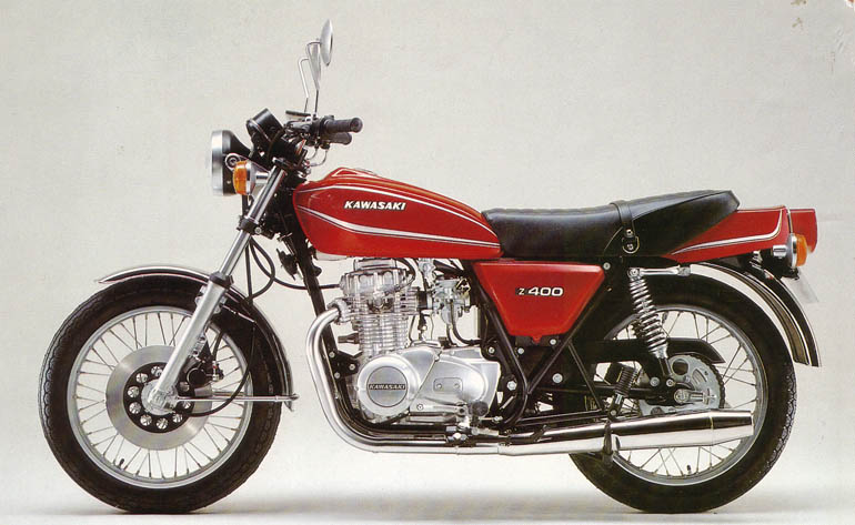Мотоцикл Kawasaki Z400 1978 фото