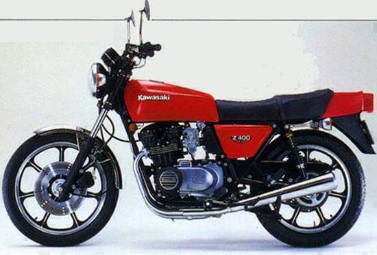 Мотоцикл Kawasaki Z 400FX 1979 фото