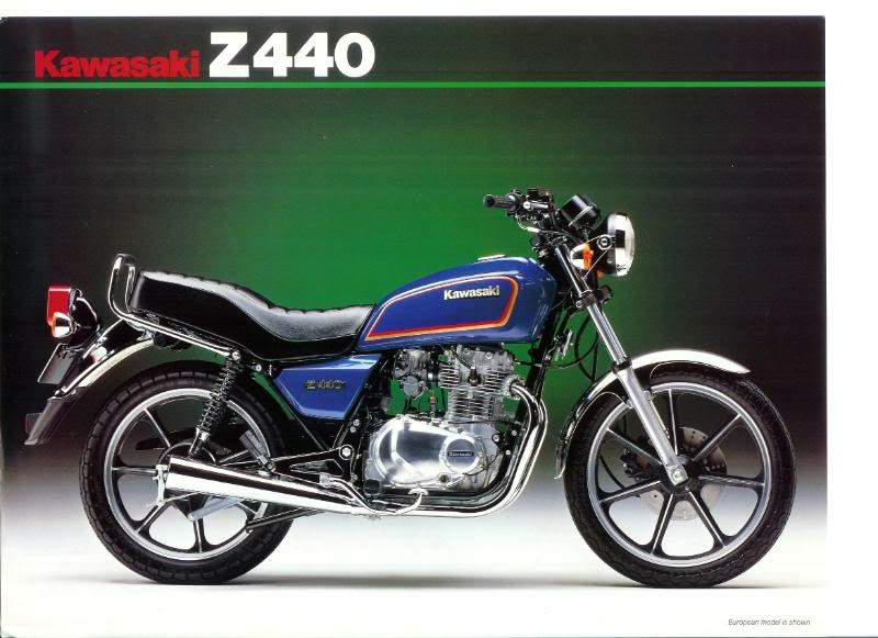 Мотоцикл Kawasaki Z 440H 1979 фото