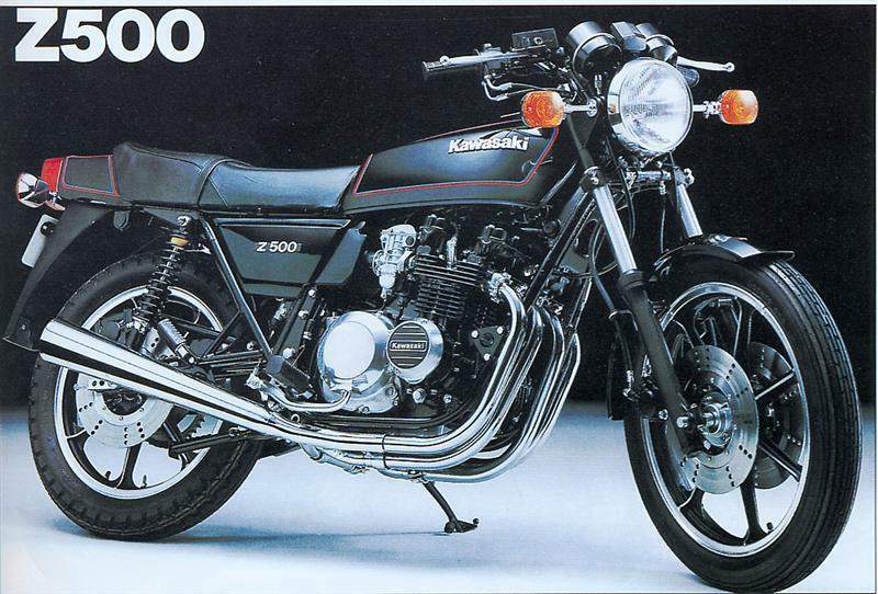 Мотоцикл Kawasaki Z 500 1978 фото