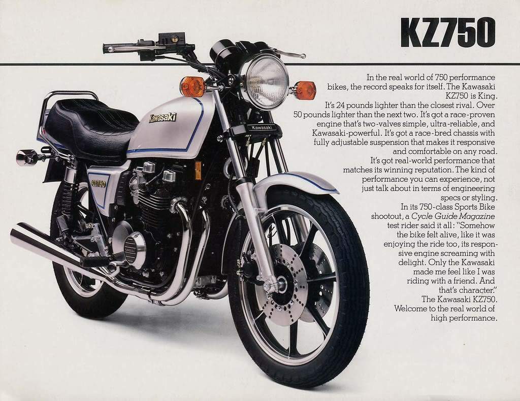 Мотоцикл Kawasaki Z 750FX-II 1980 фото