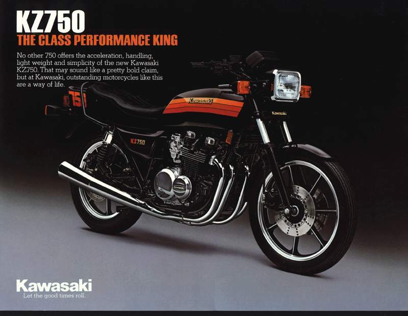 Мотоцикл Kawasaki Z 750L3 1982