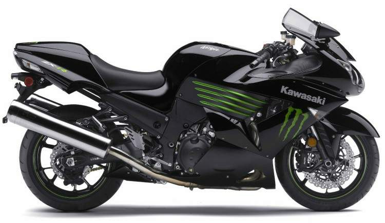 Мотоцикл Kawasaki ZX-14 Ninja Monster Energy Special Edition 2009