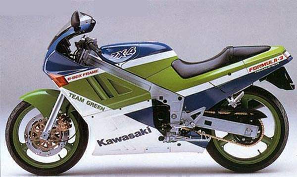 Мотоцикл Kawasaki ZX-4 F3 1988 фото