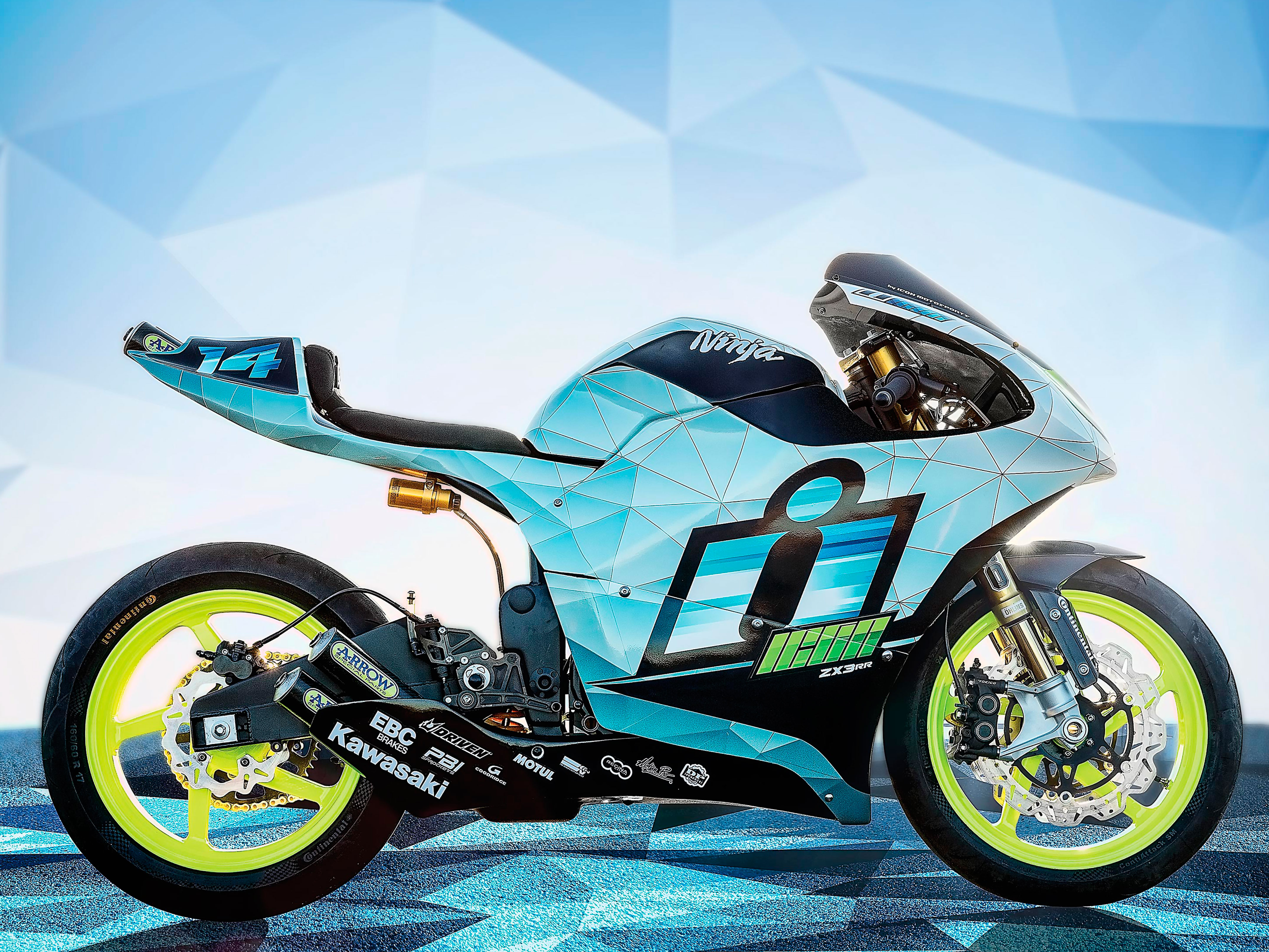 Мотоцикл Kawasaki ZX3-RR Concept by ICON 2014