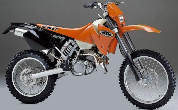 Мотоцикл KTM 200 EXC Enduro 2001