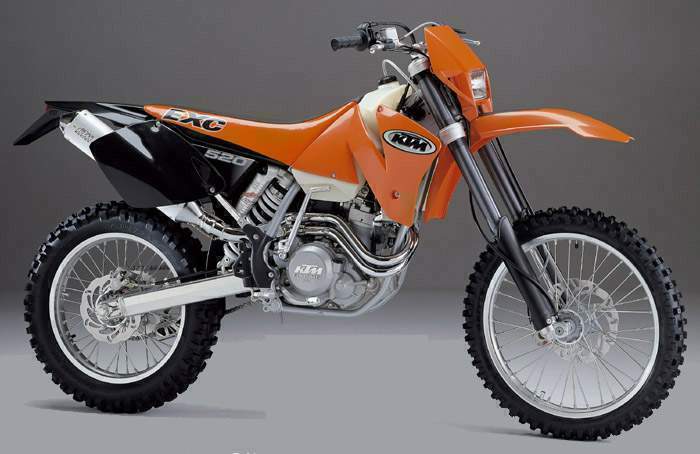 Мотоцикл KTM 520 EXC 1998 фото