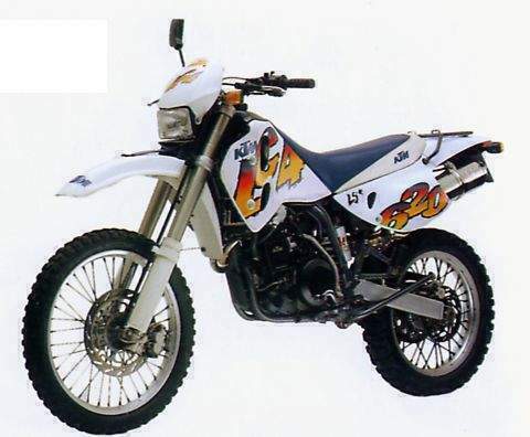 Мотоцикл KTM 640 LC4 Enduro 1999 фото