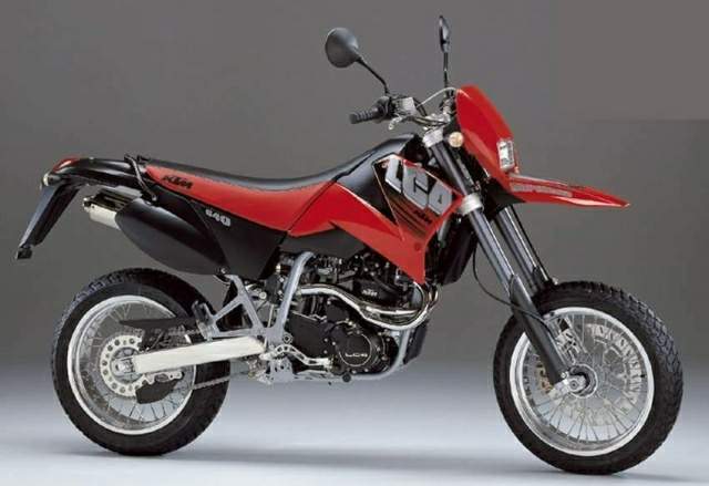 Мотоцикл KTM 640 LC4 Supermoto 1999
