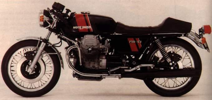 Мотоцикл Moto Guzzi 750S3 1975 фото
