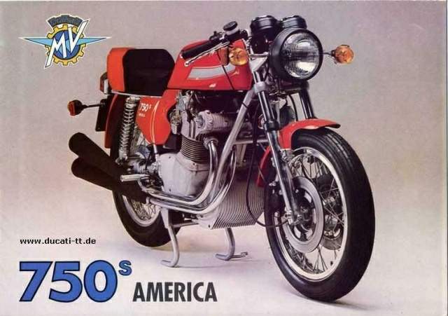 Мотоцикл MV Agusta 750S America 1975 фото