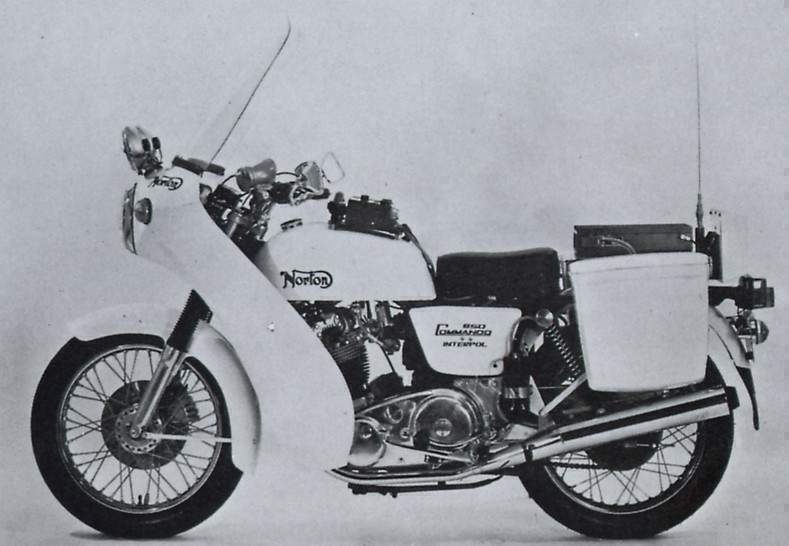 Мотоцикл Norton Commando Interpol 1 1974