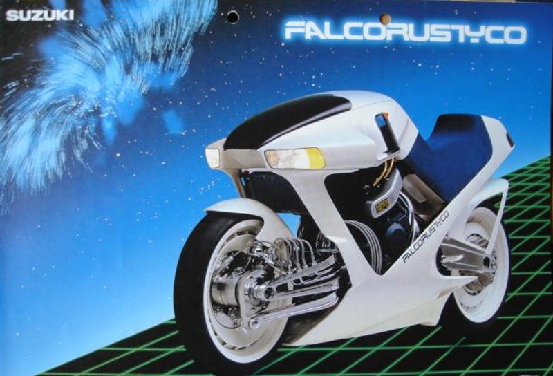 Мотоцикл Suzuki Falcorustyco Concept 1985
