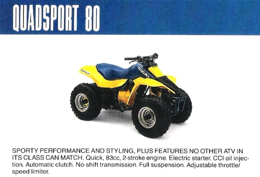Мотоцикл Suzuki QUADSPORT 80 1987