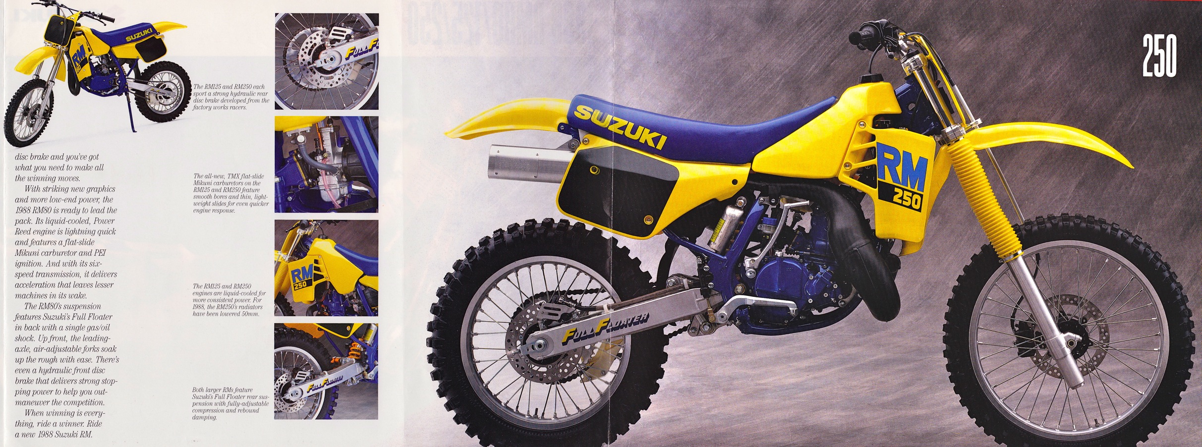 Мотоцикл Suzuki RM 125 1988