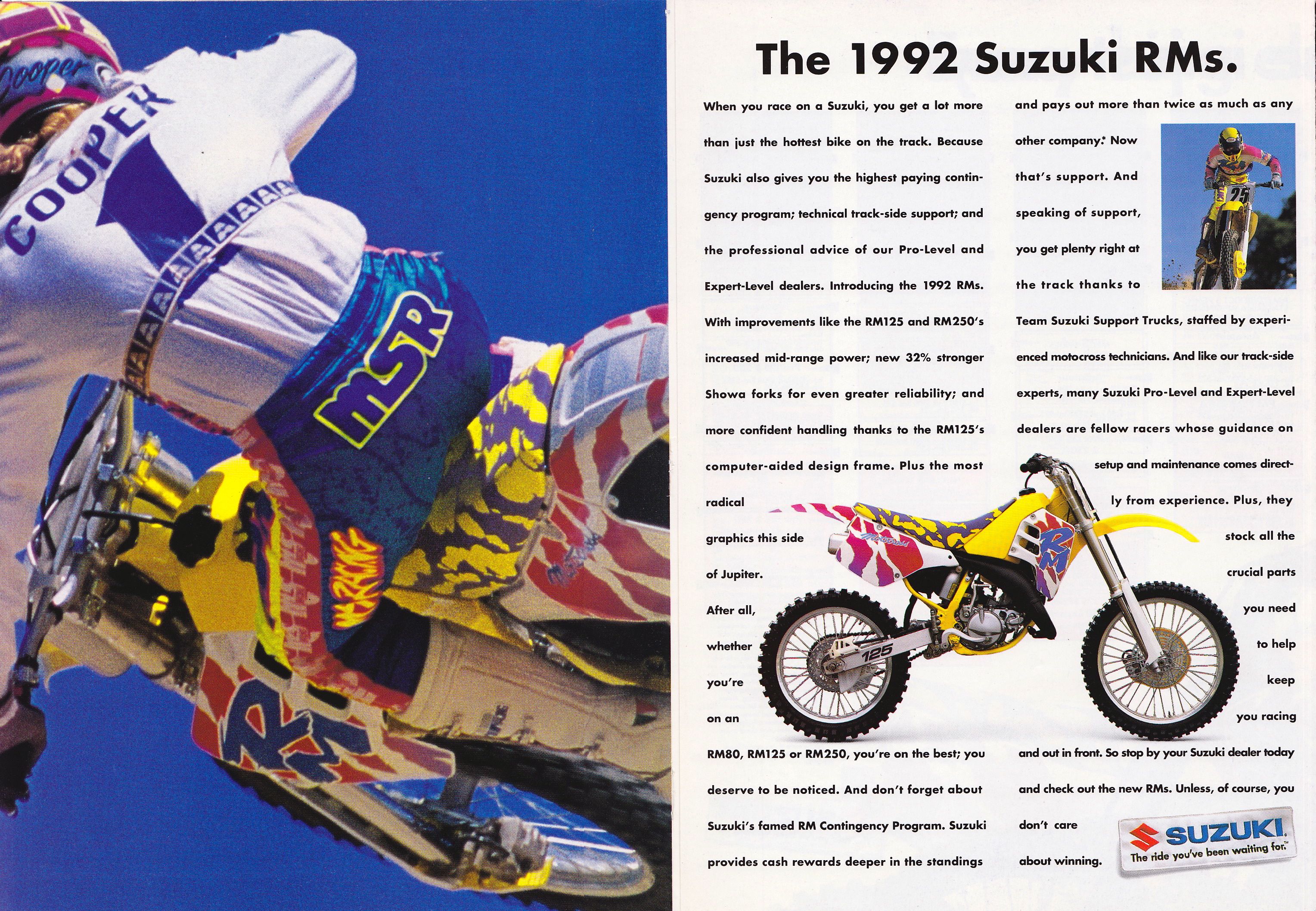 Мотоцикл Suzuki RM 80 1992