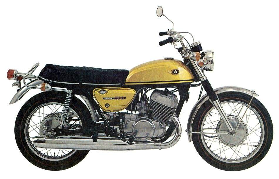 Мотоцикл Suzuki T 500 Titan 1969