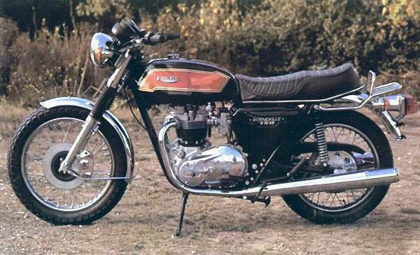 Мотоцикл Triumph onneville 750 T140 ES 1979