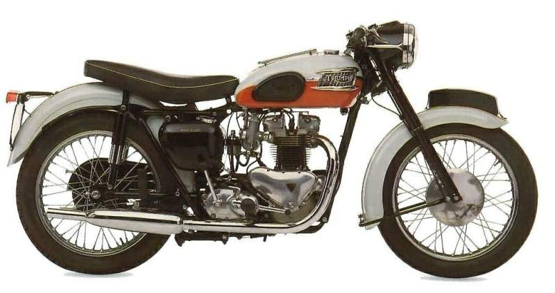 Мотоцикл Triumph T 120 650 B onneville 1959