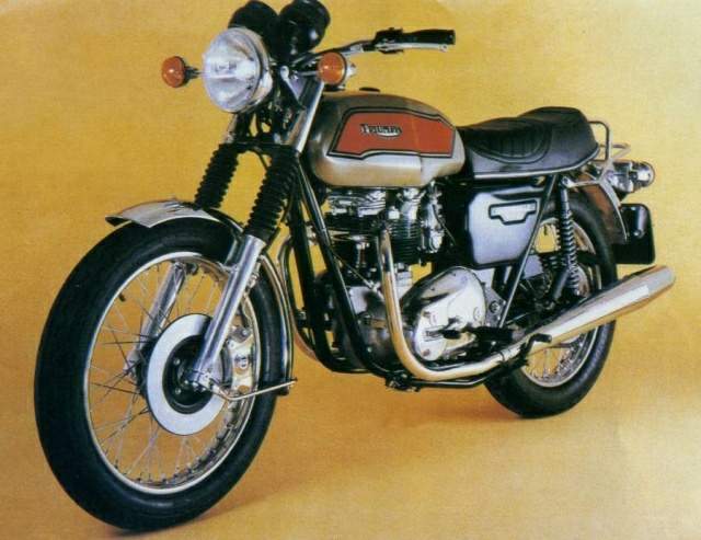 Фотография мотоцикла Triumph T 140ES 750 Bonneville 1979