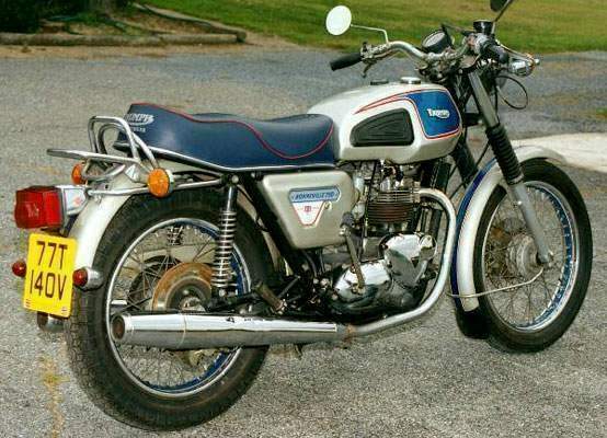 Мотоцикл Triumph T 140V 750 Bonneville Sliver Jubilee 1977