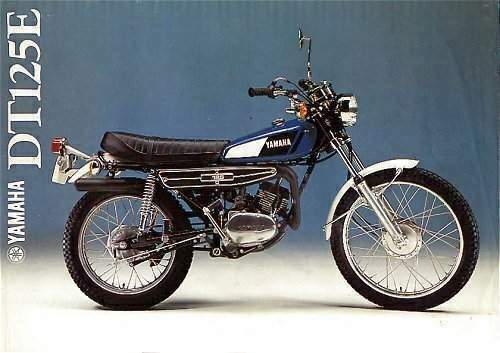 Мотоцикл Yamaha DT 125 1972