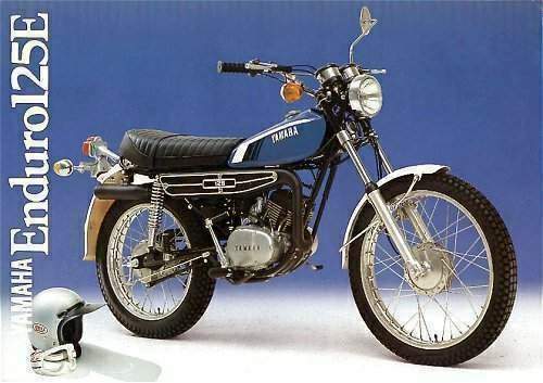 Мотоцикл Yamaha DT 125 1972 фото