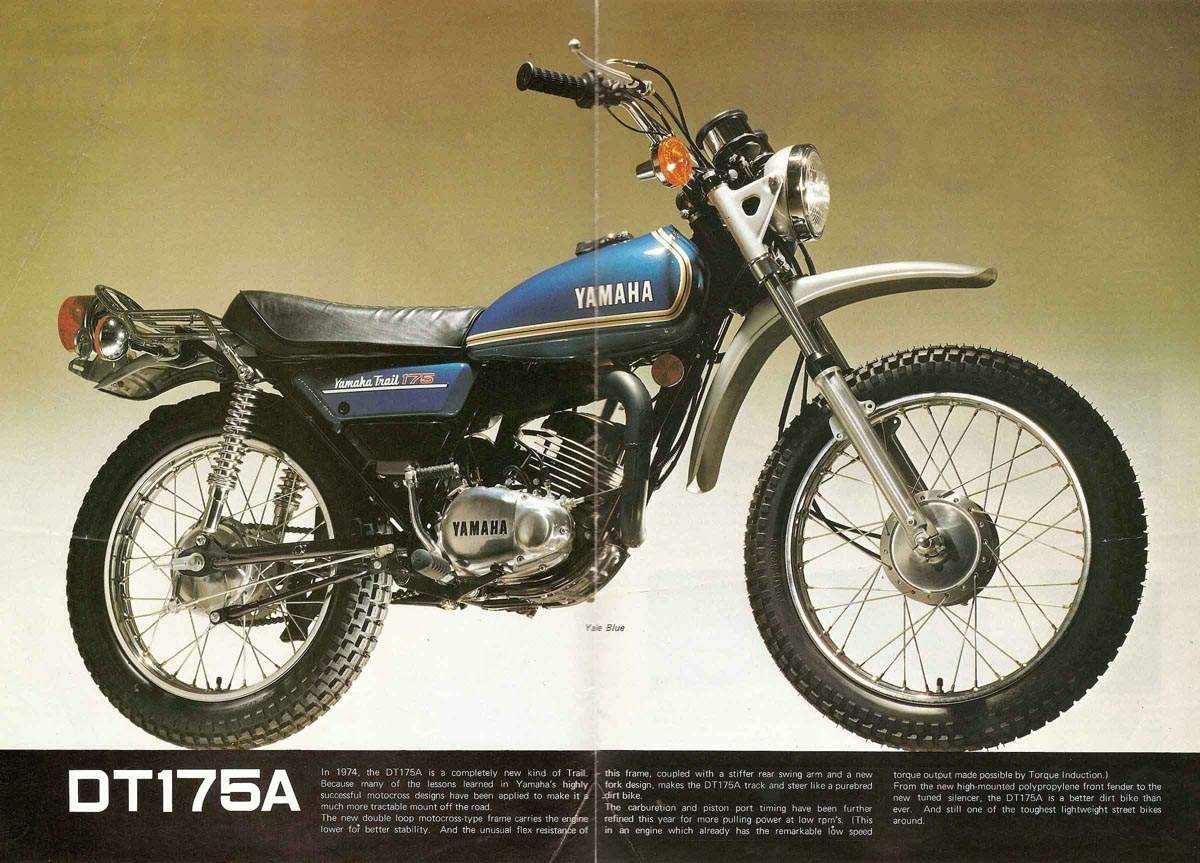 Фотография мотоцикла Yamaha DT 175 1974