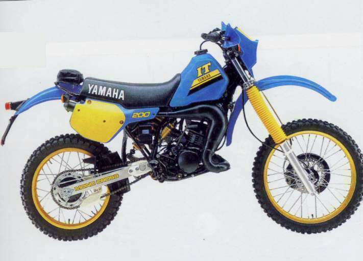 Мотоцикл Yamaha IT 200 1990 фото