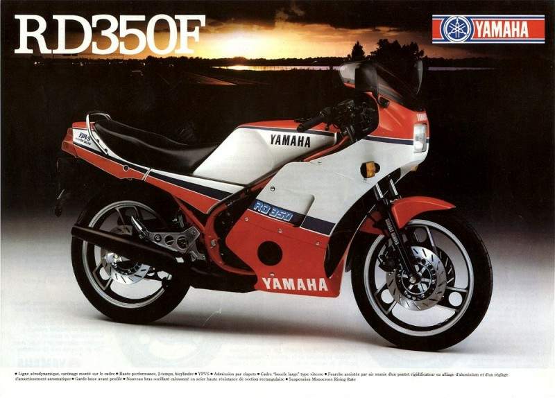 Мотоцикл Yamaha RD 350F  1985 фото