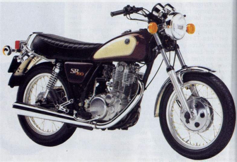 Мотоцикл Yamaha SR 500 1998 фото
