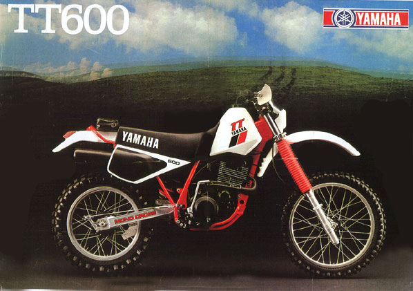 Мотоцикл Yamaha TT 600 1984 фото