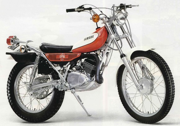 Мотоцикл Yamaha TY 175 1976 фото