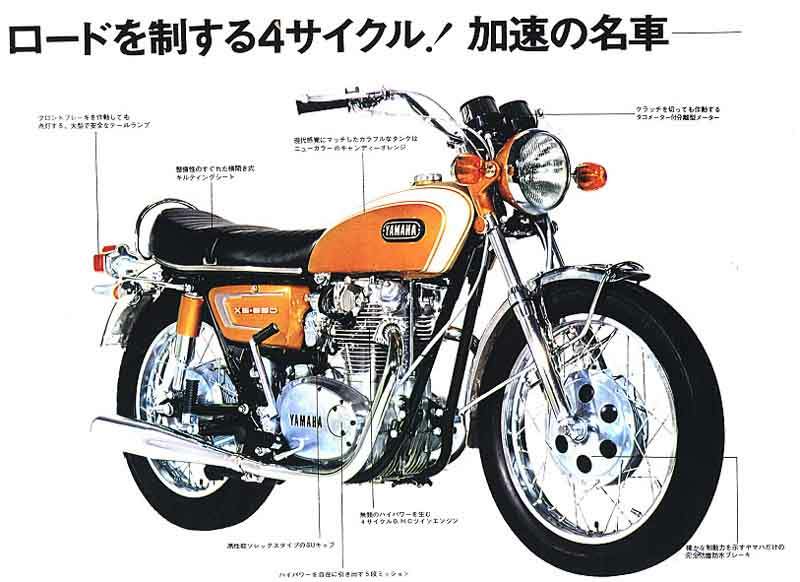 Фотография мотоцикла Yamaha XS 650 / XS-1B 1970