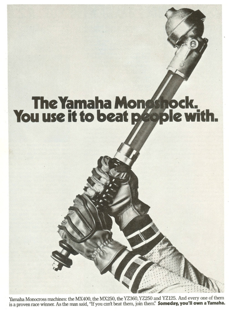 Мотоцикл Yamaha YZ 360 1973