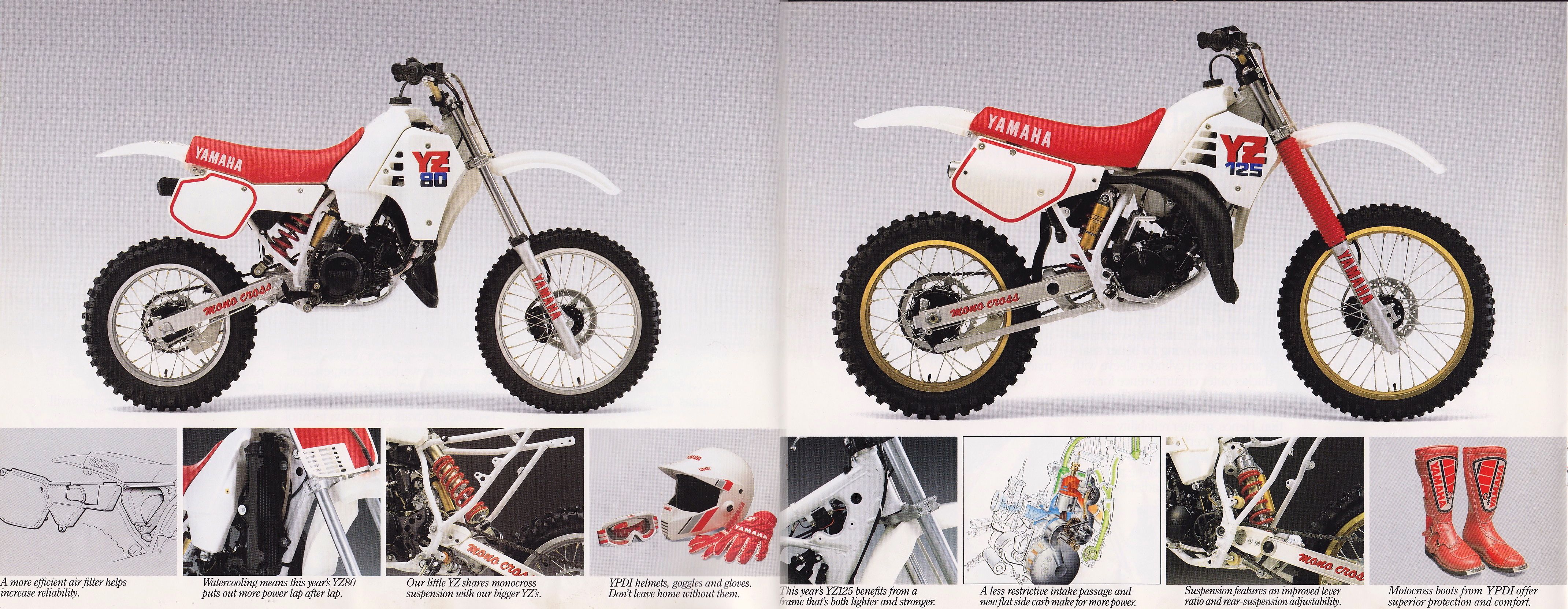Мотоцикл Yamaha YZ 80 1981 фото