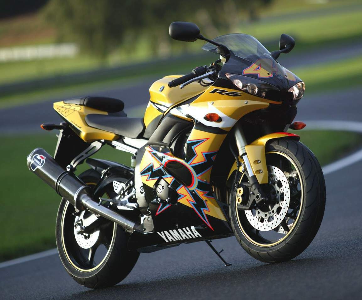 Фотография мотоцикла Yamaha YZF 600 R6 Rossi R46 Replica 2005