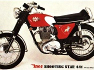 Мотоцикл BSA hooting Star 450 1967 фото